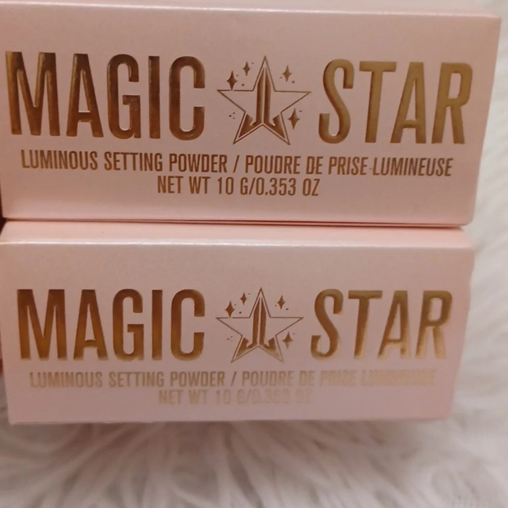 New Bundle Of 2 Jeffree Star Magic Star Suede Luminous Setting Powder